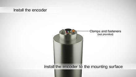 Installation video  RM08 super small non-contact rotary encoder